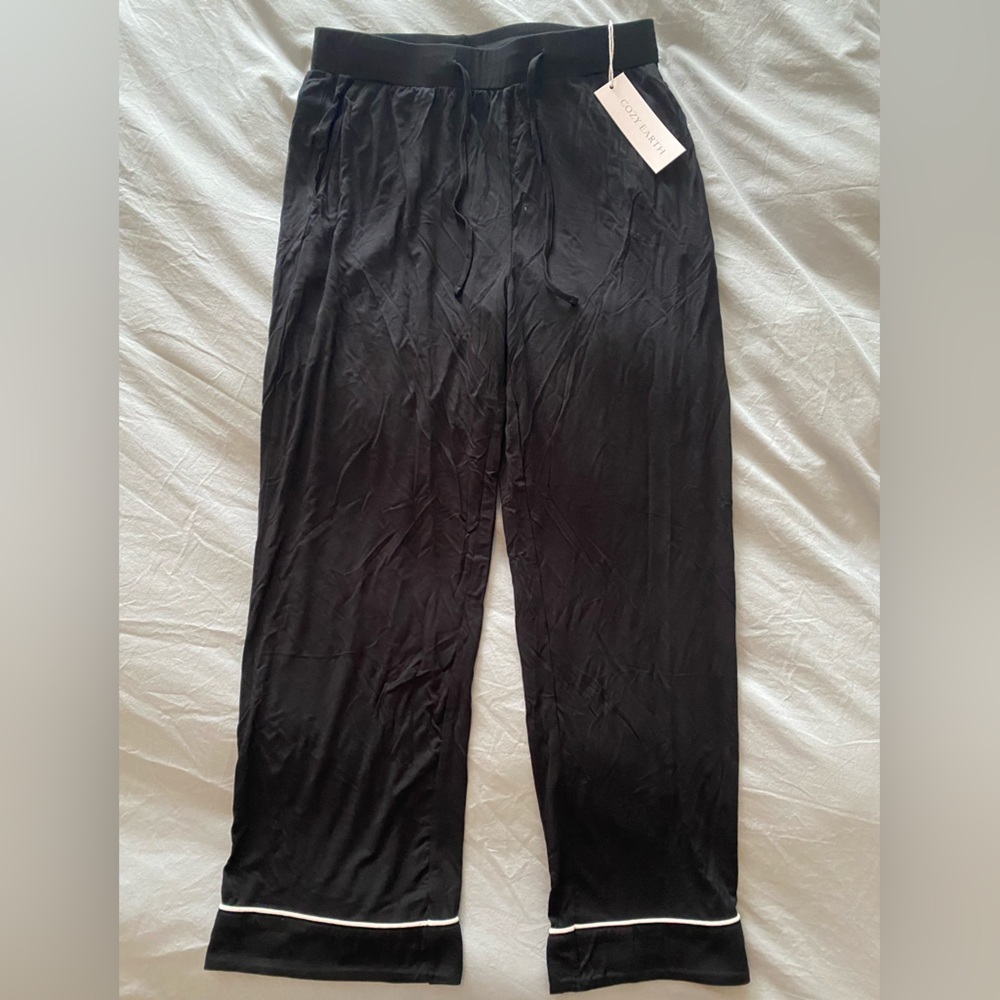 Cozy Earth Black Pajama Pant Small